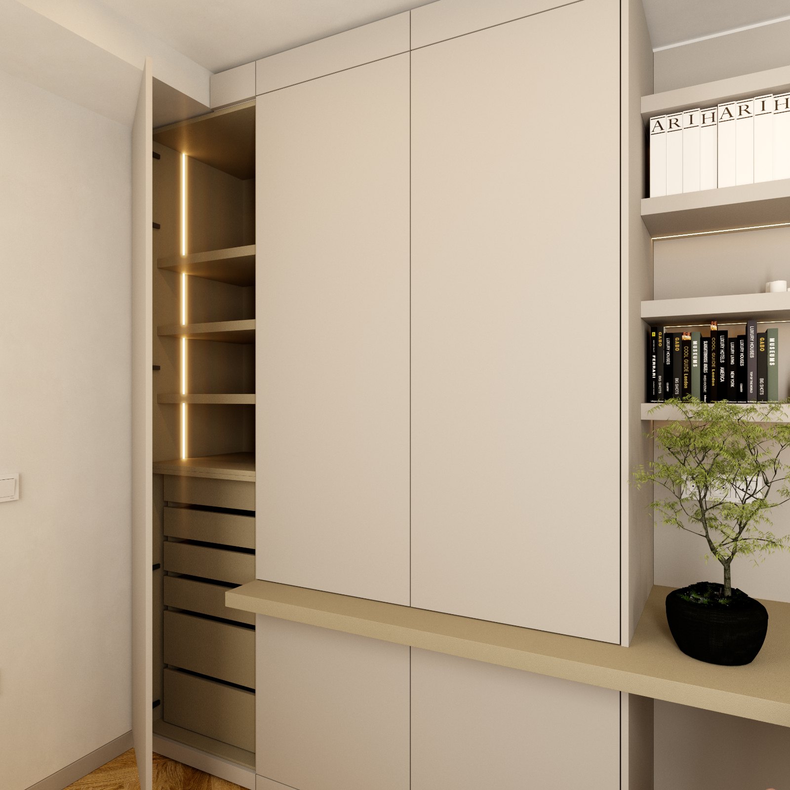 Garderobe in walk-in omare 3 – JOLLY-S, Ig pri Ljubljani
